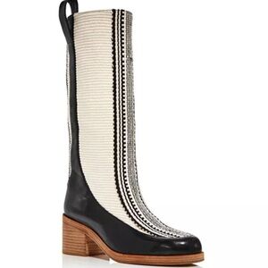Antolina Women's Domma Woven Tall Boots White Size 39.5